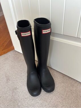 Hunter Original Tall Matte Black Rain Boots Women’s US 5 / EU 35-36